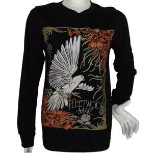 FLEETWOOD MAC Tshirt, S, Long sleeves, White Winged Dove, Black